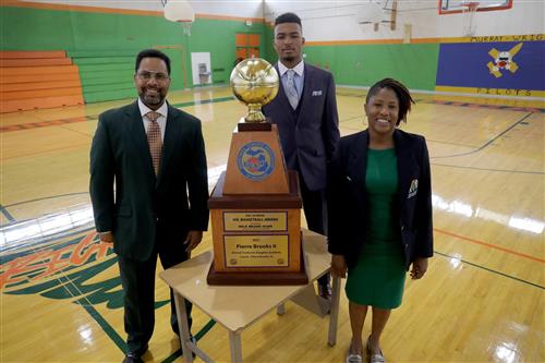 Dr. White, P. Brooks II & Mrs. Beasley 